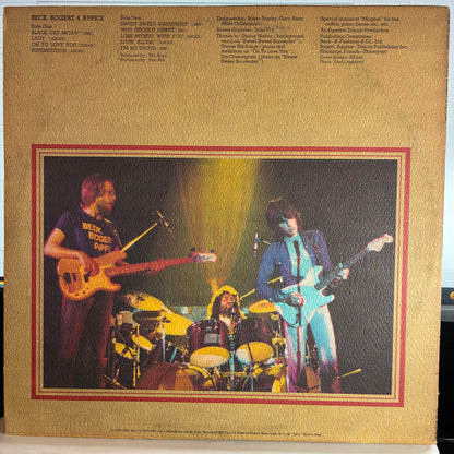 Beck, Bogert & Appice - Beck, Bogert & Appice (VINYL) | Excellent (EX) Excellent (EX)