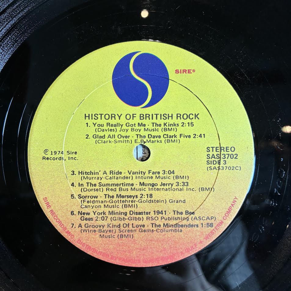 Various - History Of British Rock (2x VINYL) | Excellent (EX) Very Good Plus (VG+)