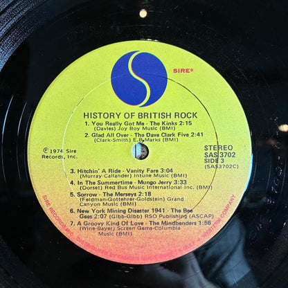 Various - History Of British Rock (2x VINYL) | Excellent (EX) Very Good Plus (VG+)