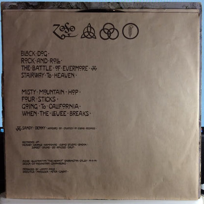 Led Zeppelin - Untitled (VINYL) | Very Good (VG)