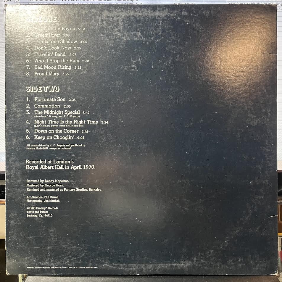 Creedence Clearwater Revival - The Royal Albert Hall Concert (VINYL) | Near Mint- (NM-) Near Mint- (NM-)