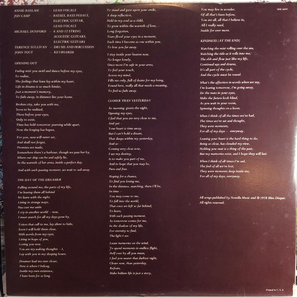 Renaissance (4) - A Song For All Seasons (VINYL) | Near Mint- (NM-) Near Mint- (NM-)