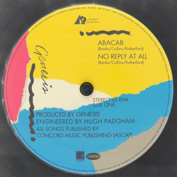 Genesis - Abacab (2xVINYL 45RPM) | Near Mint (NM or M-)