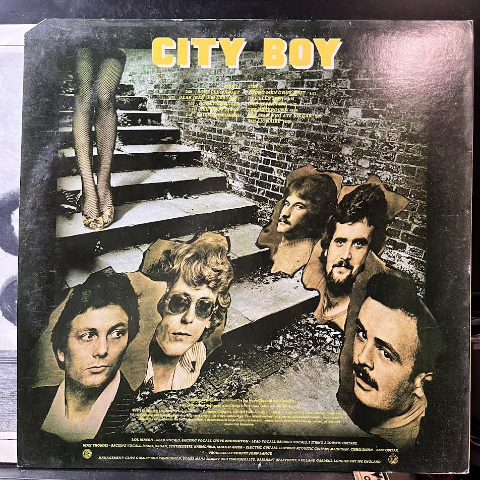 City Boy - Young Men Gone West (VINYL) | Near Mint- (NM-) Excellent+ (EX+)