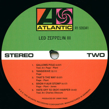 Led Zeppelin - Led Zeppelin III (VINYL) | Near Mint (NM or M-)