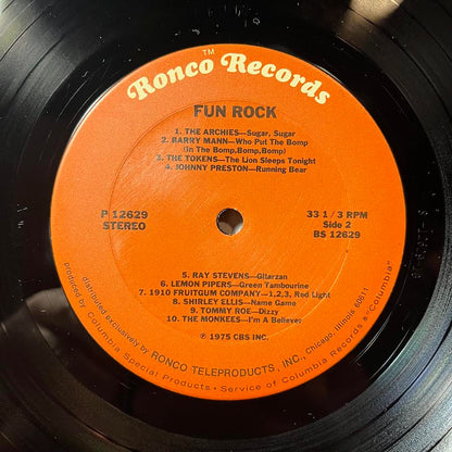 Various - Fun Rock (VINYL) | Near Mint- (NM-) Excellent (EX)