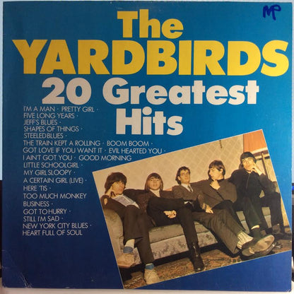 The Yardbirds - 20 Greatest Hits (VINYL) *GERMANY* | Near Mint- (NM-) Excellent+ (EX+)