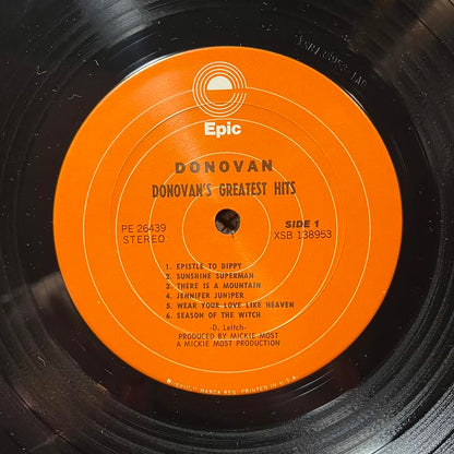 Donovan - Donovan's Greatest Hits (VINYL) | Near Mint- (NM-) Near Mint (NM)