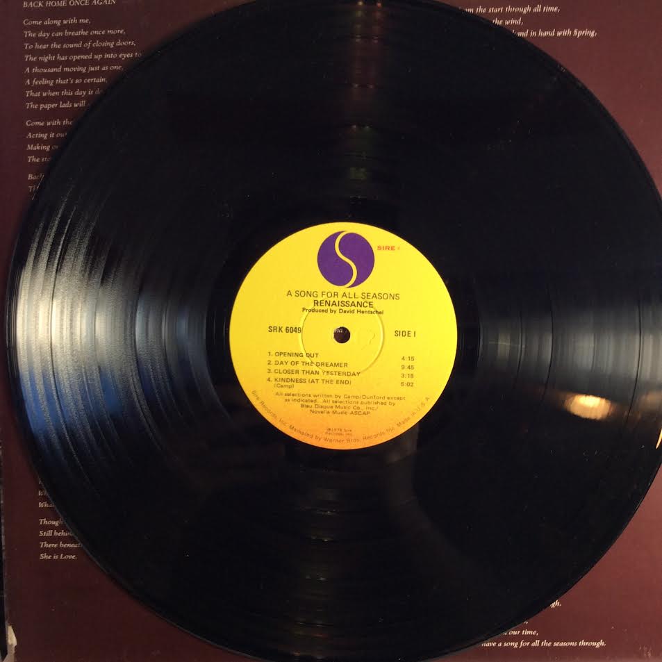 Renaissance (4) - A Song For All Seasons (VINYL) | Near Mint- (NM-) Near Mint- (NM-)