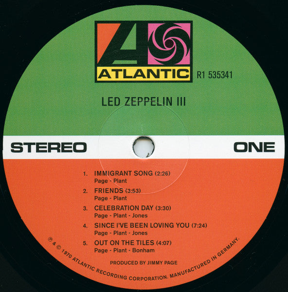 Led Zeppelin - Led Zeppelin III (VINYL) | Near Mint (NM or M-)