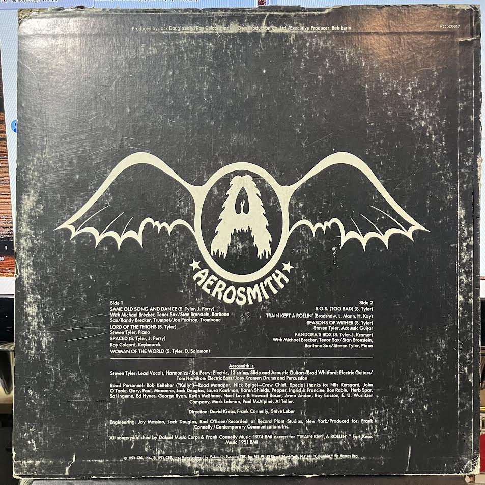 Aerosmith - Get Your Wings (VINYL) | Near Mint- (NM-) Good++ (G++)