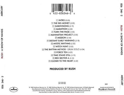 A Show Of Hands (CD) | Near Mint (NM) Near Mint (NM)