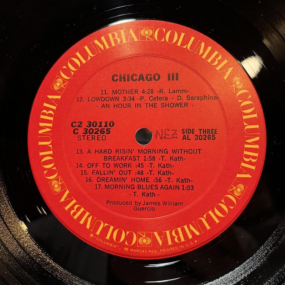 Chicago (2) - Chicago III (VINYL) | Near Mint (NM) Excellent (EX)