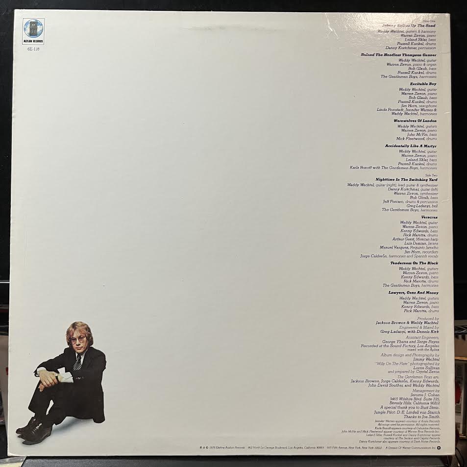 Warren Zevon - Excitable Boy (VINYL) | Near Mint (NM or M-) Excellent+ (EX+)