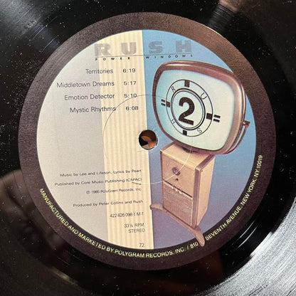 Rush - Power Windows (VINYL) | Near Mint (NM) Excellent (EX)