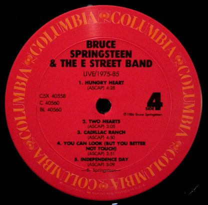 Bruce Springsteen & The E-Street Band - Live / 1975-85 (5x VINYL BOX SET) | Near Mint (NM or M-) Excellent (EX)