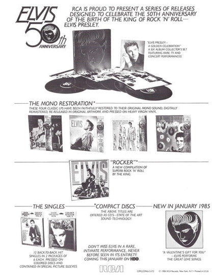 Elvis Presley - A Golden Celebration (VINYL BOX SET) | Near Mint (NM or M-) Excellent (EX)