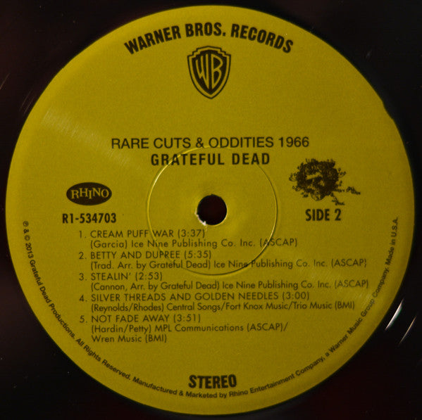 The Grateful Dead - Rare Cuts & Oddities 1966 (VINYL) | Near Mint (NM or M-)