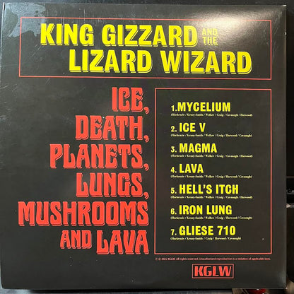 King Gizzard And The Lizard Wizard - Ice, Death, Planets, Lungs, Mushrooms And Lava (2xVINYL) | Near Mint (NM) Very Good Plus Plus (VG++)