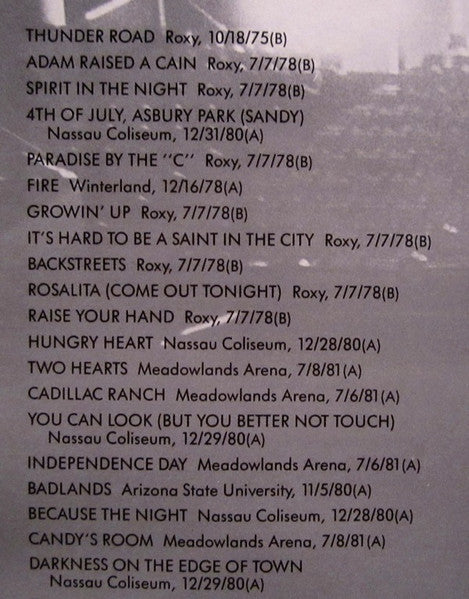 Bruce Springsteen & The E-Street Band - Live / 1975-85 (5x VINYL BOX SET) | Near Mint (NM or M-) Excellent (EX)
