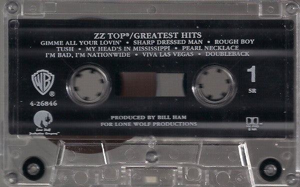 ZZ Top - Greatest Hits (CASSETTE) | Near Mint (NM or M-) Excellent (EX)