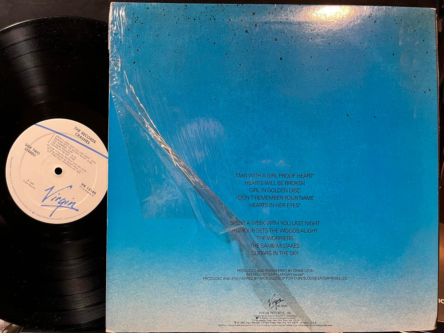The Records - Crashes (VINYL) | Near Mint (NM) Near Mint (NM)