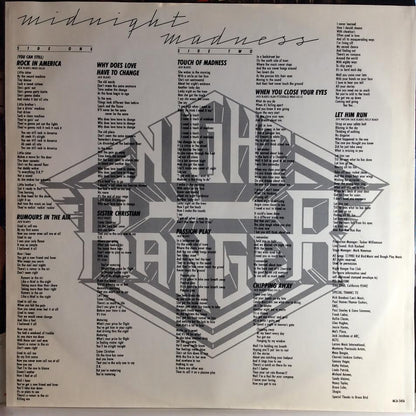 Night Ranger - Midnight Madness (VINYL) | Near Mint (NM) Near Mint (NM)