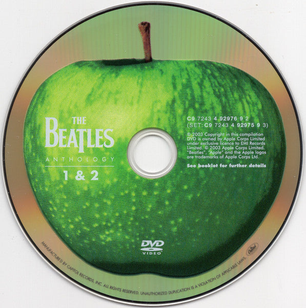 The Beatles - Anthology (DVD BOX - MISSING DISC 1) |