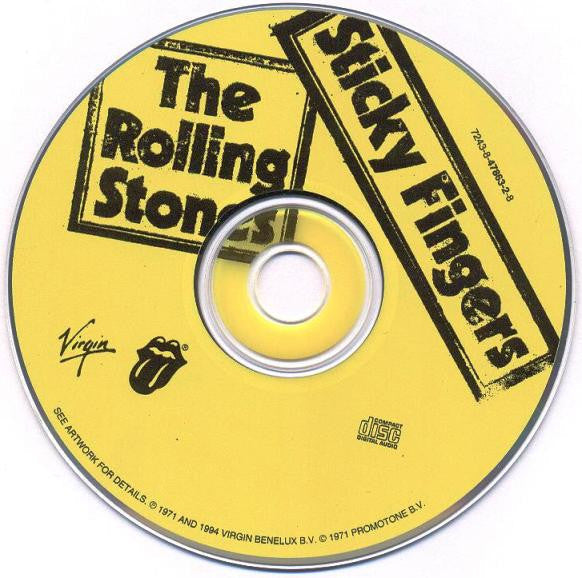 The Rolling Stones - Sticky Fingers (CD) | Near Mint (NM or M-) Near Mint (NM)