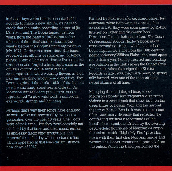 The Doors - The Very Best Of The Doors (CD CANADA) | Near Mint (NM) Near Mint (NM)