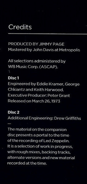 Led Zeppelin - Houses Of The Holy (2xCD) | Near Mint (NM or M-)