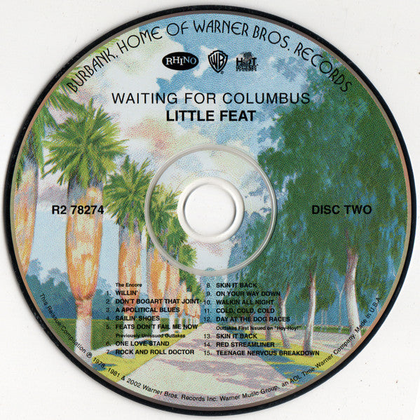Little Feat - Waiting For Columbus (2xCD) | Near Mint (NM or M-) Excellent (EX)