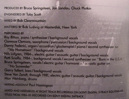 Bruce Springsteen & The E-Street Band - Live / 1975-85 (5x VINYL BOX SET) | Near Mint (NM or M-) Excellent (EX)