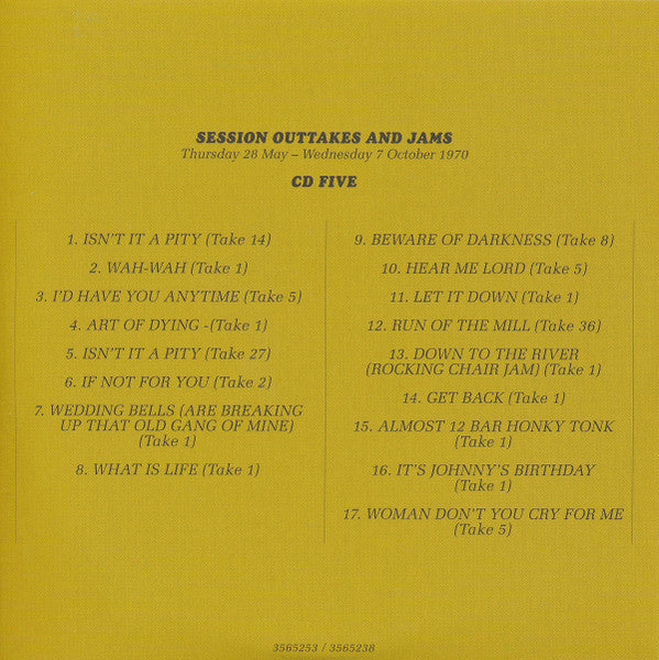 George Harrison - All Things Must Pass (50th Anniversary) (CD BOX SET) | Near Mint (NM) Near Mint (NM)