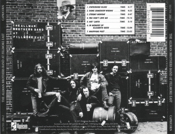 The Allman Brothers Band - The Allman Brothers Band At Fillmore East (CD) | Near Mint (NM) Near Mint (NM)