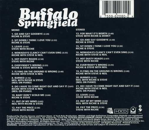 Buffalo Springfield - Buffalo Springfield (HDCD) | Near Mint (NM) Near Mint (NM)
