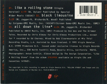 The Rolling Stones - Like A Rolling Stone (CD) | Near Mint (NM) Near Mint (NM)