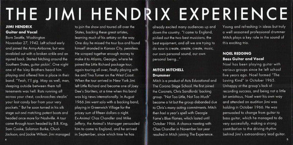 The Jimi Hendrix Experience - Are You Experienced (CD) | Near Mint (NM or M-) Near Mint (NM)