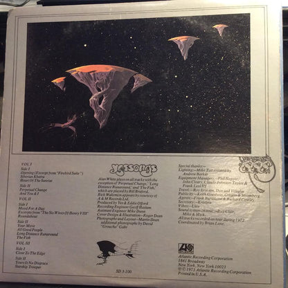 Yes - Yessongs (3xVINYL) | Near Mint (NM) Excellent (EX)