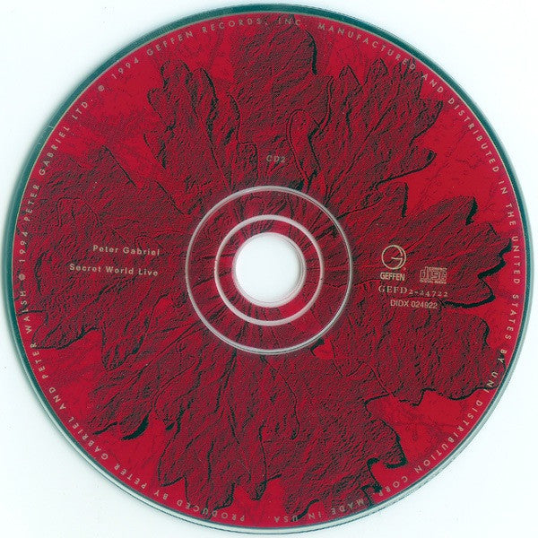 Peter Gabriel - Secret World Live (2xCD) | Near Mint (NM or M-) Near Mint (NM)