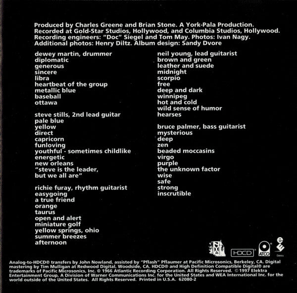 Buffalo Springfield - Buffalo Springfield (HDCD) | Near Mint (NM) Near Mint (NM)