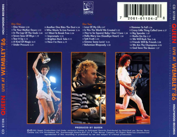 Queen - Live At Wembley '86 (2xCD) | Near Mint (NM) Excellent+ (EX+)