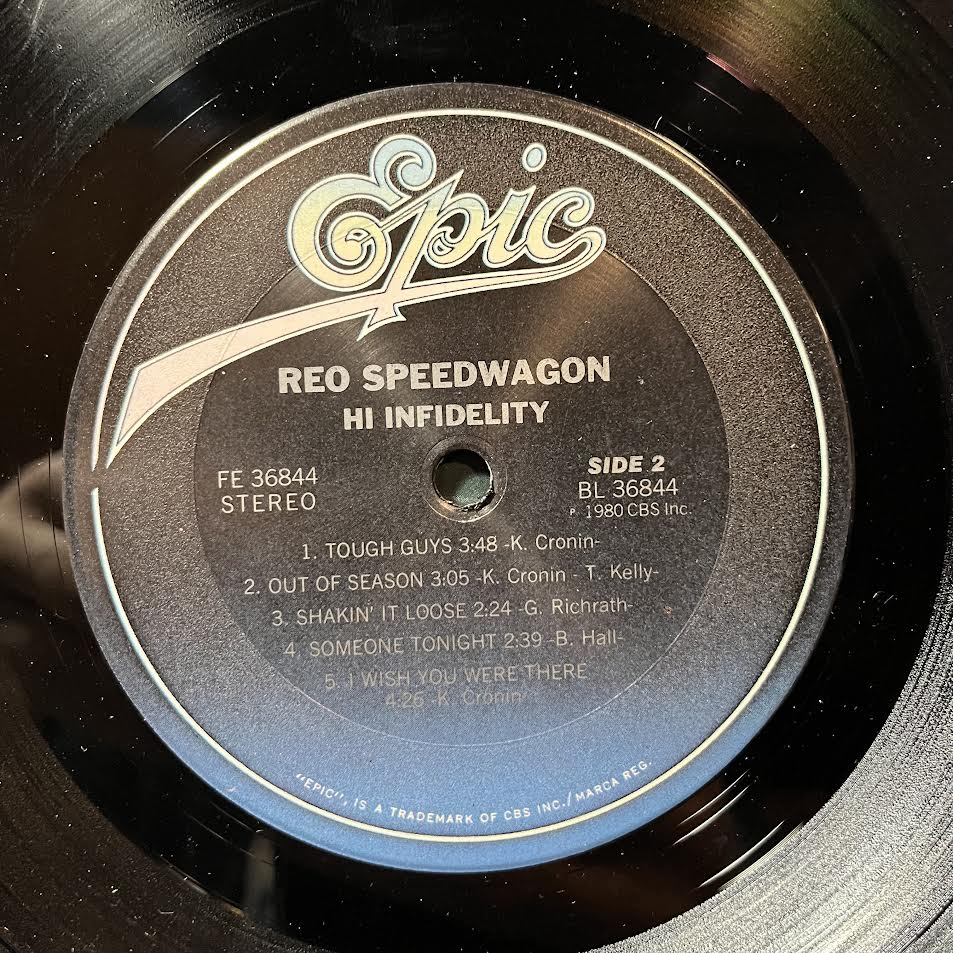 REO Speedwagon - Hi Infidelity (VINYL) | Near Mint (NM or M-) Excellent (EX)