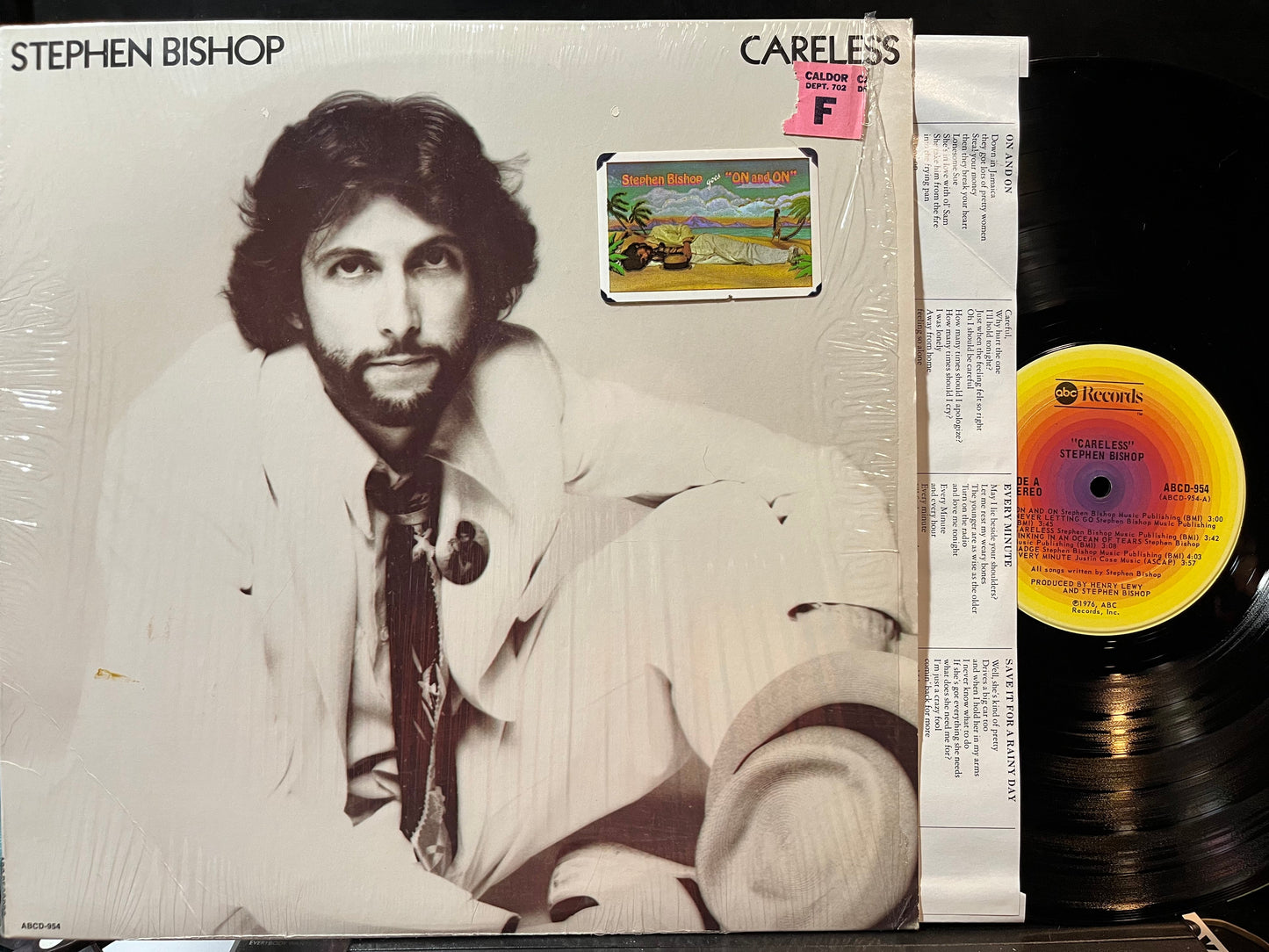 Stephen Bishop - Careless (VINYL) | Near Mint (NM or M-) Near Mint (NM)
