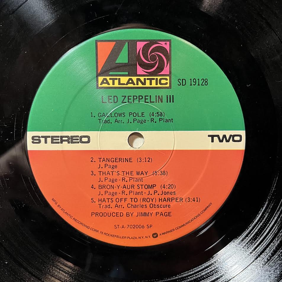Led Zeppelin - Led Zeppelin III (VINYL) | Near Mint (NM or M-) Near Mint (NM)