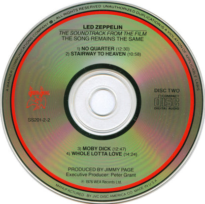 Led Zeppelin - The Soundtrack From The Film The Song Remains The Same (2xCD) | Near Mint (NM) Near Mint (NM)