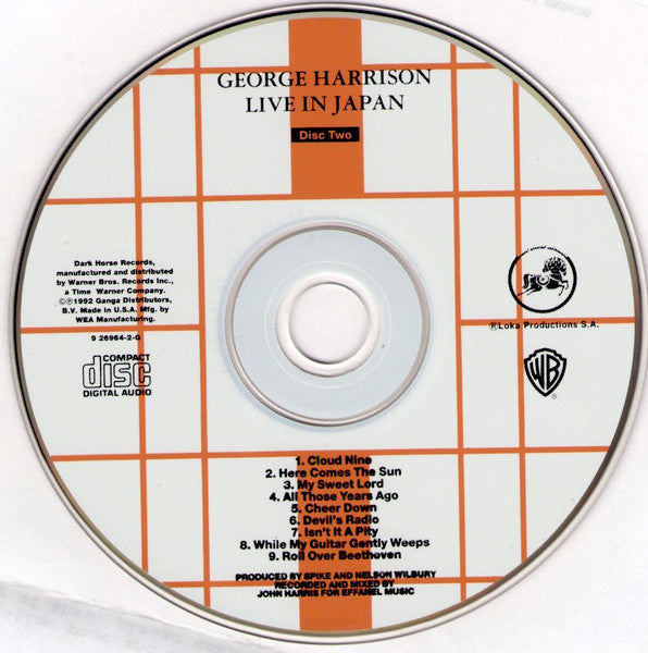 George Harrison - Live In Japan (2xCD) | Near Mint (NM or M-)