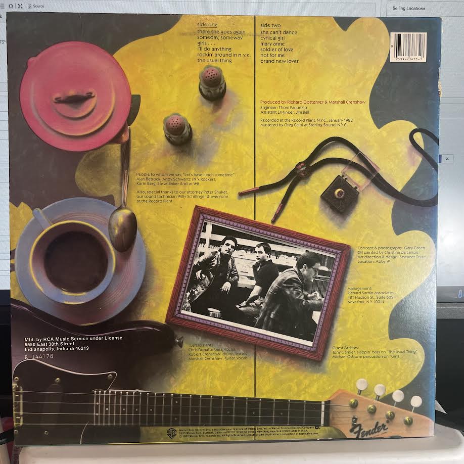 Marshall Crenshaw - Marshall Crenshaw (VINYL) | Near Mint (NM) Excellent+ (EX+)