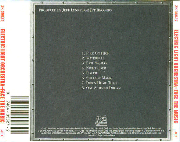 Electric Light Orchestra - Face The Music (CD) | Near Mint (NM) Near Mint (NM)