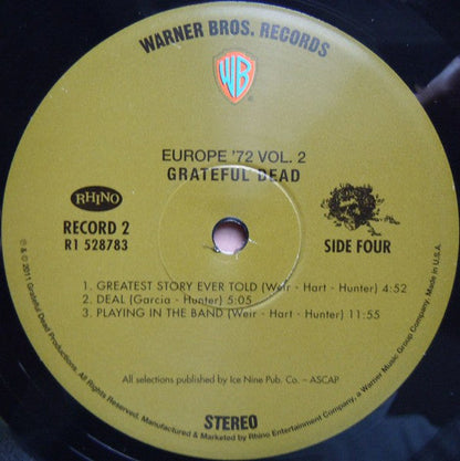 The Grateful Dead - Europe '72 Vol. 2 (4xLP BOX) | Near Mint (NM or M-) Excellent (EX)